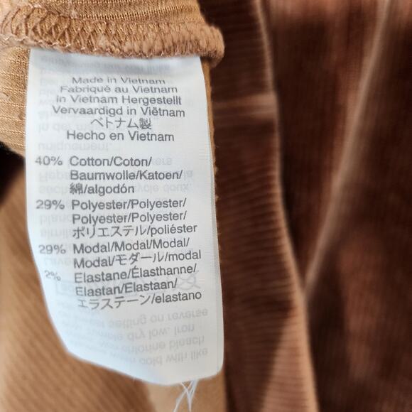 Madewell Texture & Thread Corduroy Swing Top in Warm Hickory Size S - Picture 4 of 5